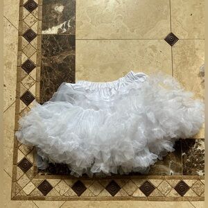 White Adult Tutu Skirt